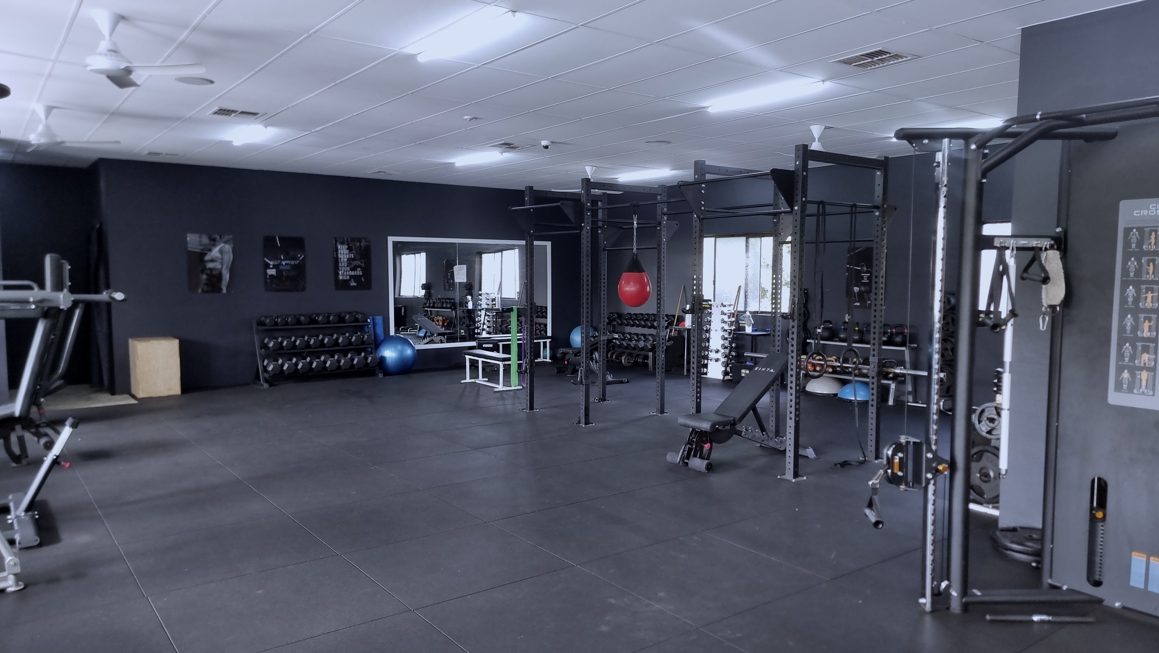 Rare Hami Hill 24/7 gym floor — Hamilton Hill Perth, showing open training space with power racks and free weights